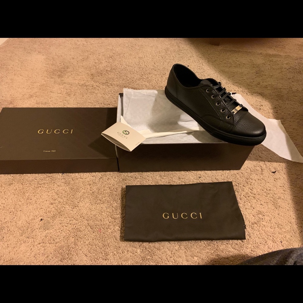 I am selling authentic Gucci Casual Black Sneakers - Picture 1 of 8